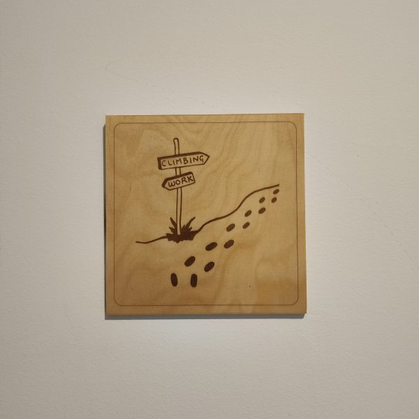 CLimbing wall art