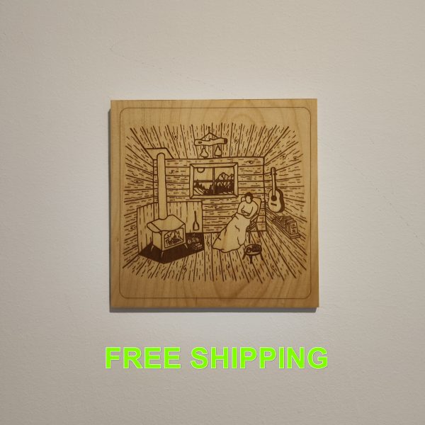 Inside Cabin Warmth - Laser Engraved Wooden Wall Art