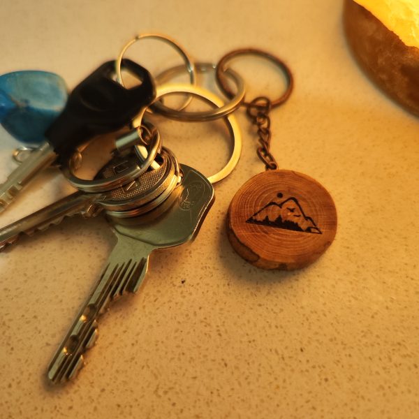 mountain keychain