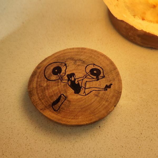Wooden climbing bouldering handmade handcrafted magnet