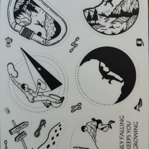 Climbing Sticker Sheet