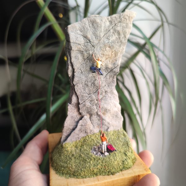 Handmade climbing sculpture