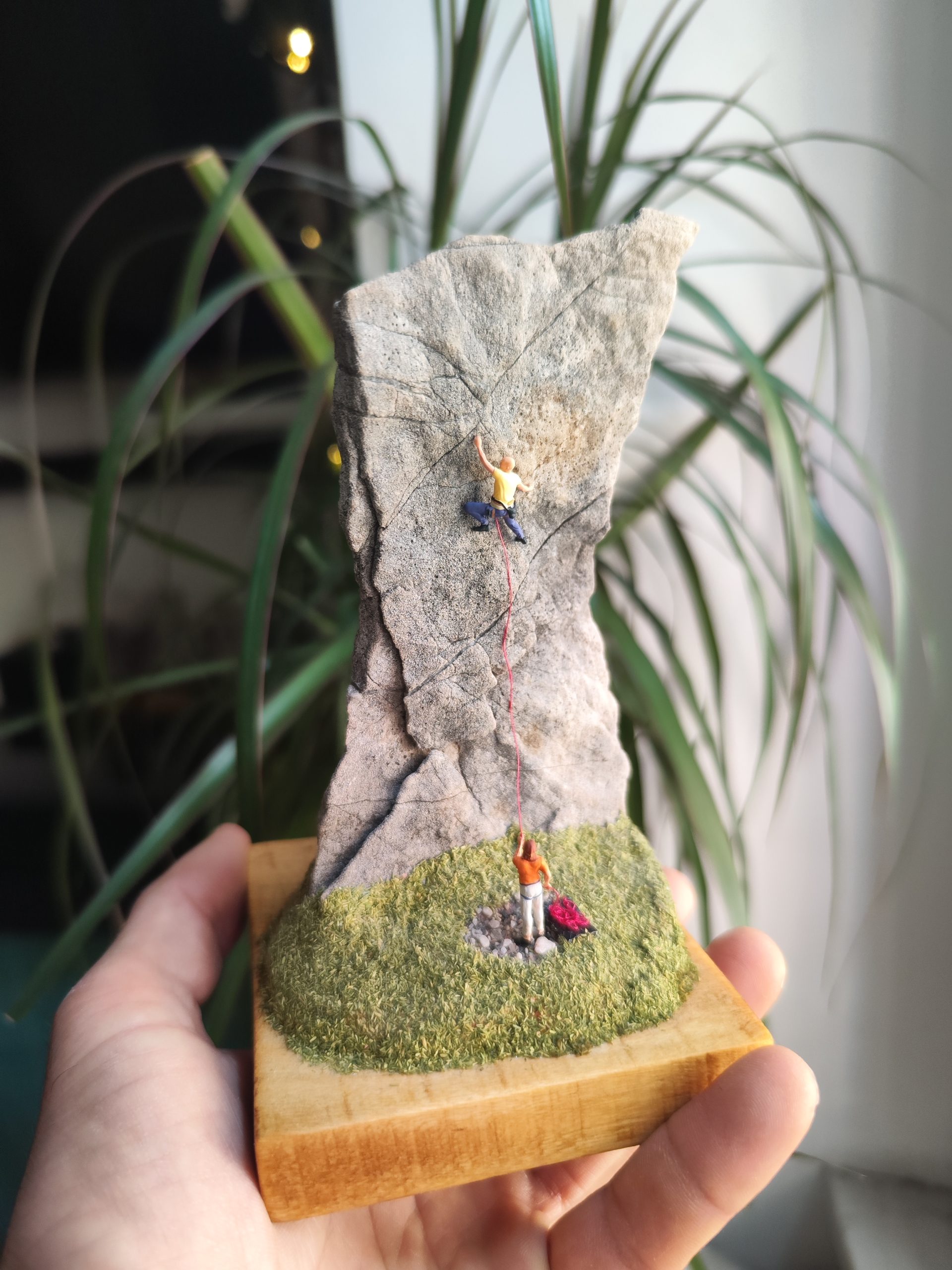 Handmade climbing sculpture
