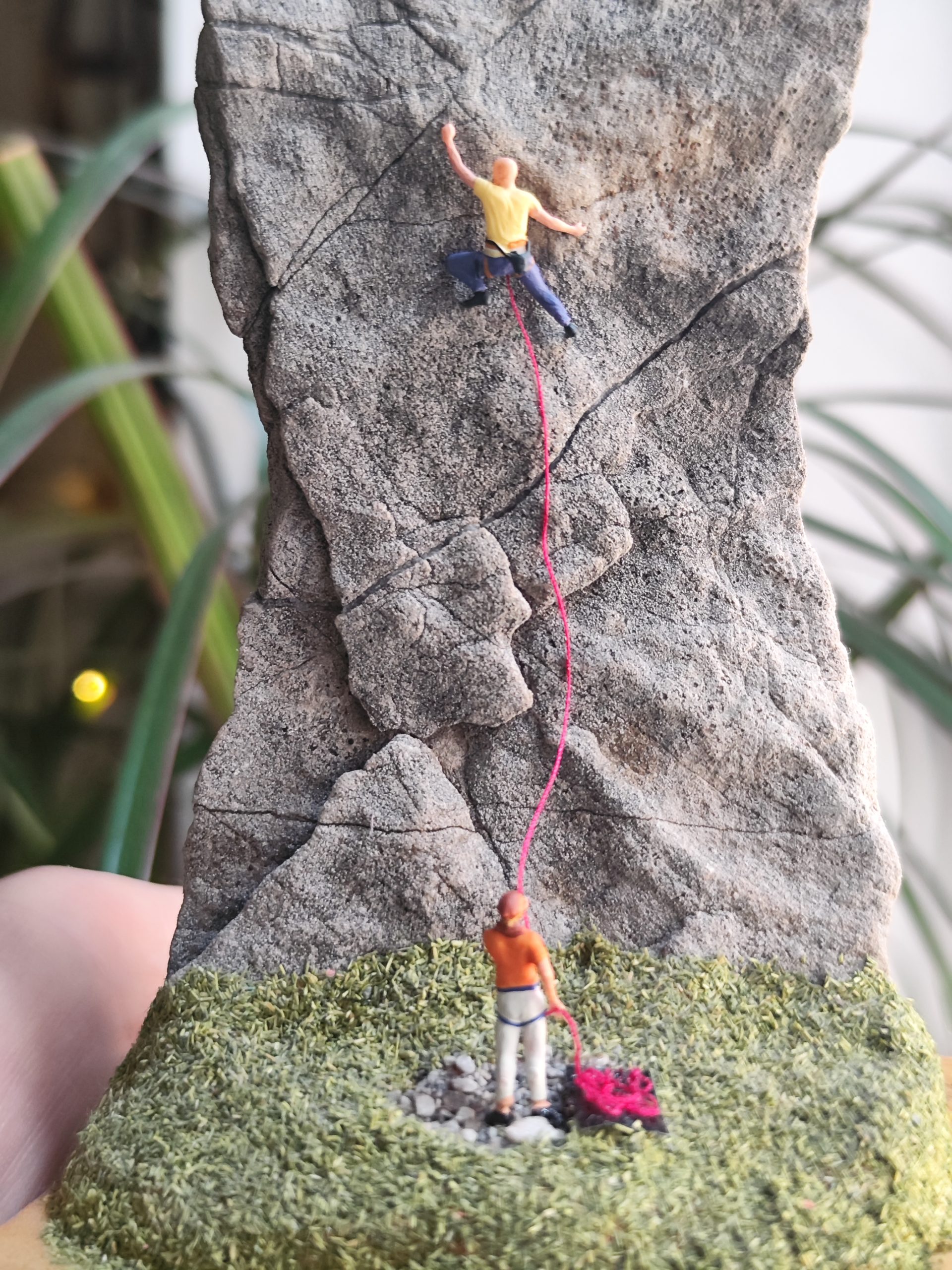 Handmade climbing sculpture