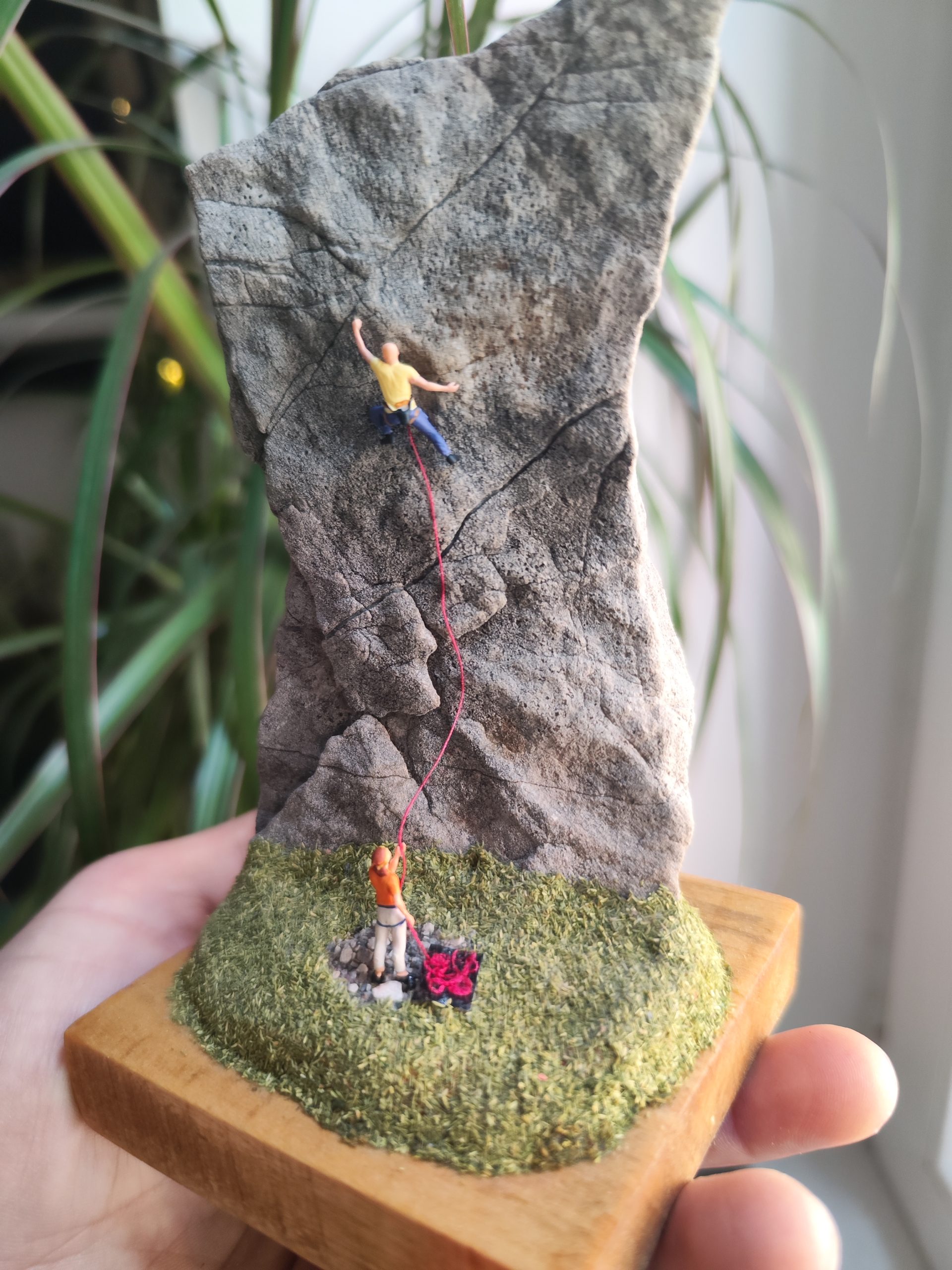 Handmade climbing sculpture
