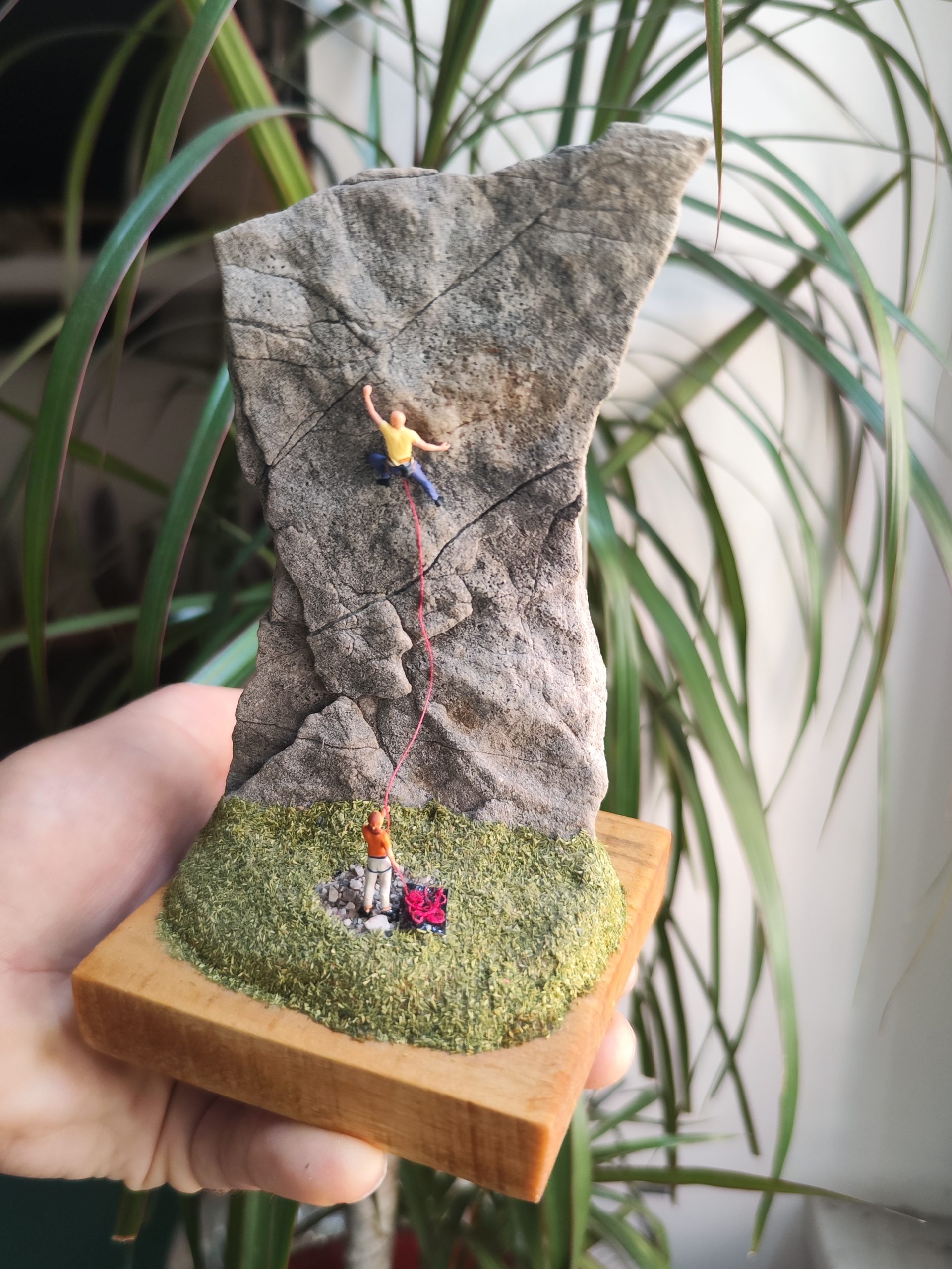 Handmade climbing sculpture