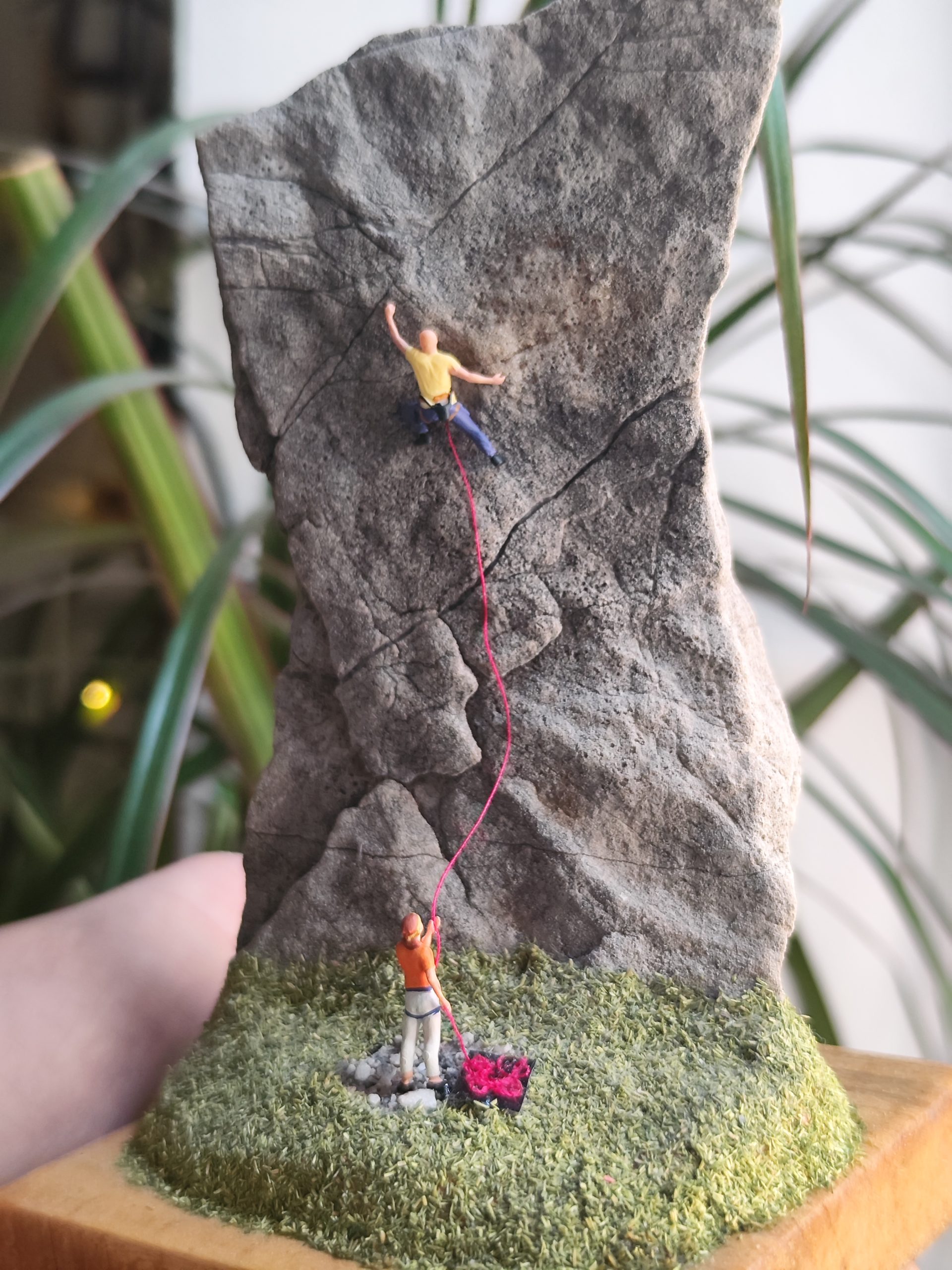 Handmade climbing sculpture