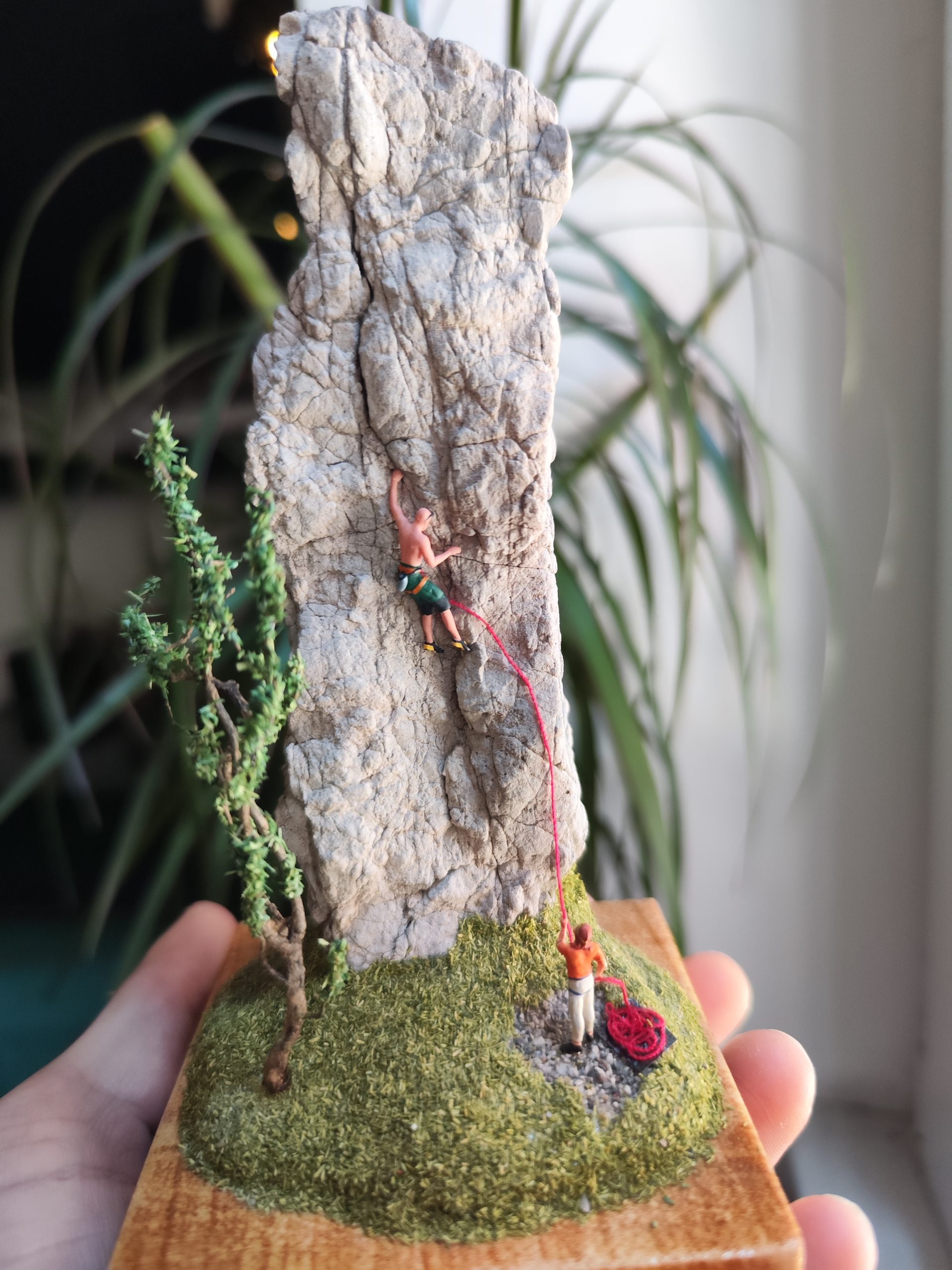 Handmade climbing sculpture