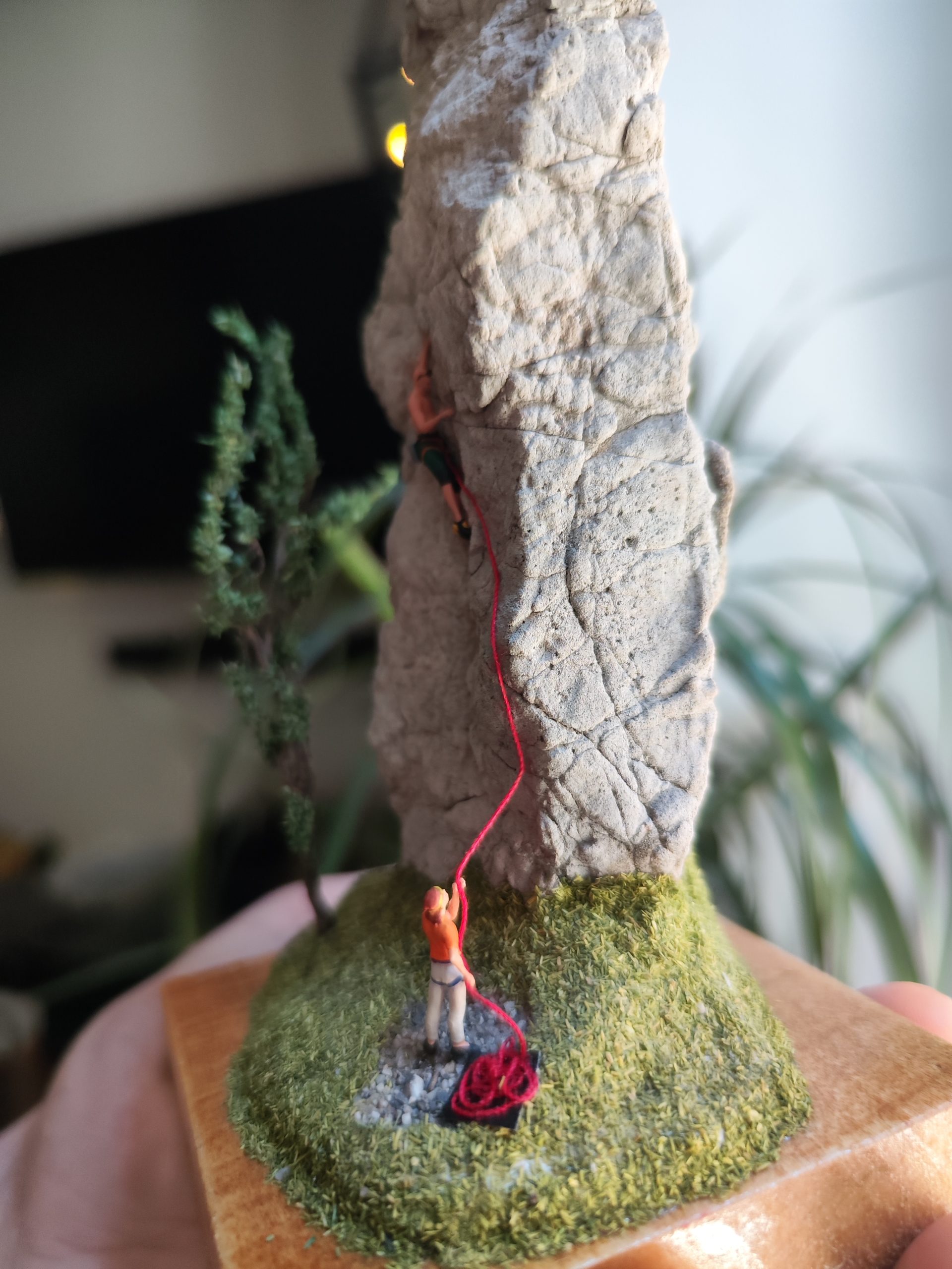 Handmade climbing sculpture