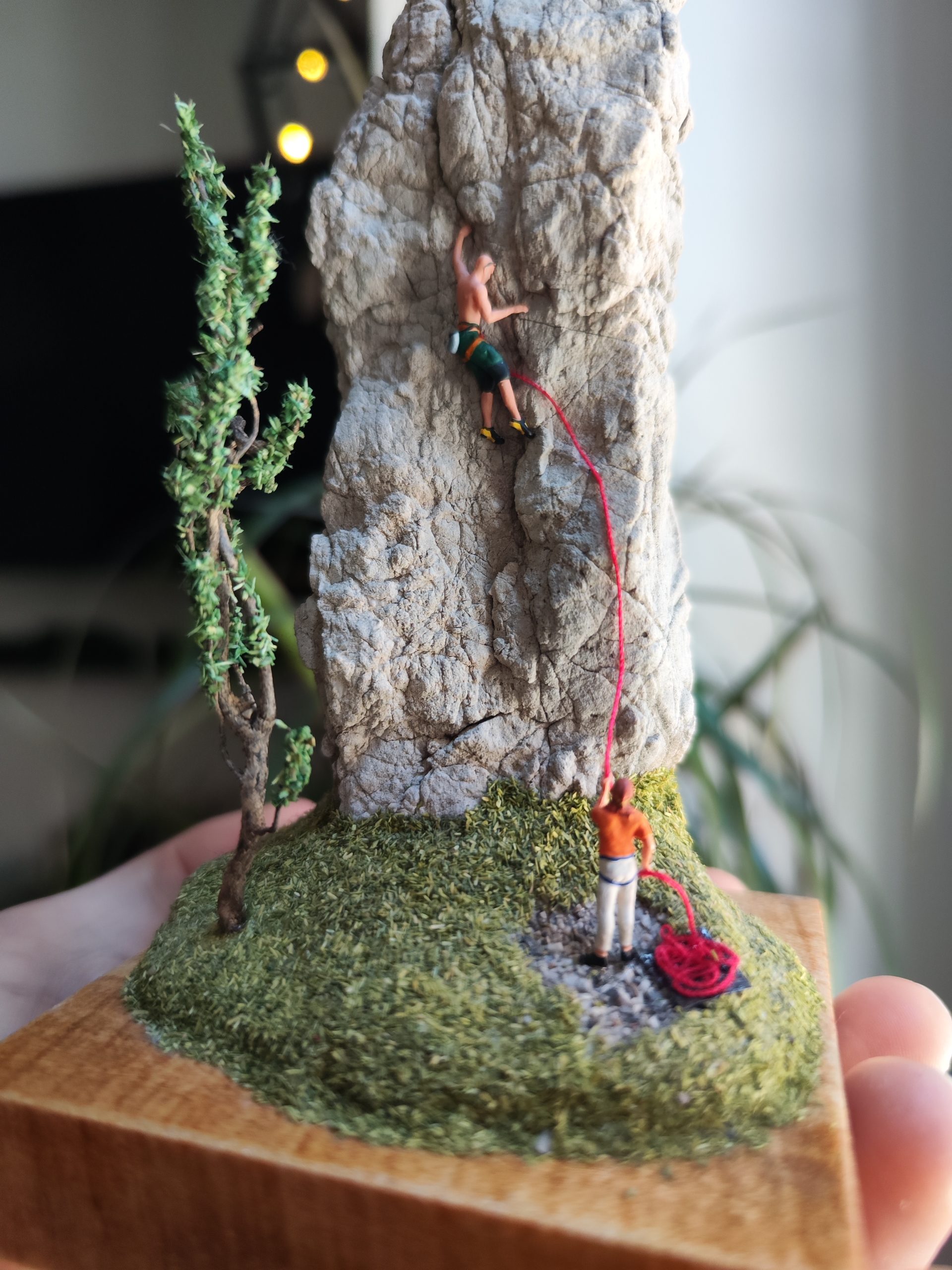 Handmade climbing sculpture