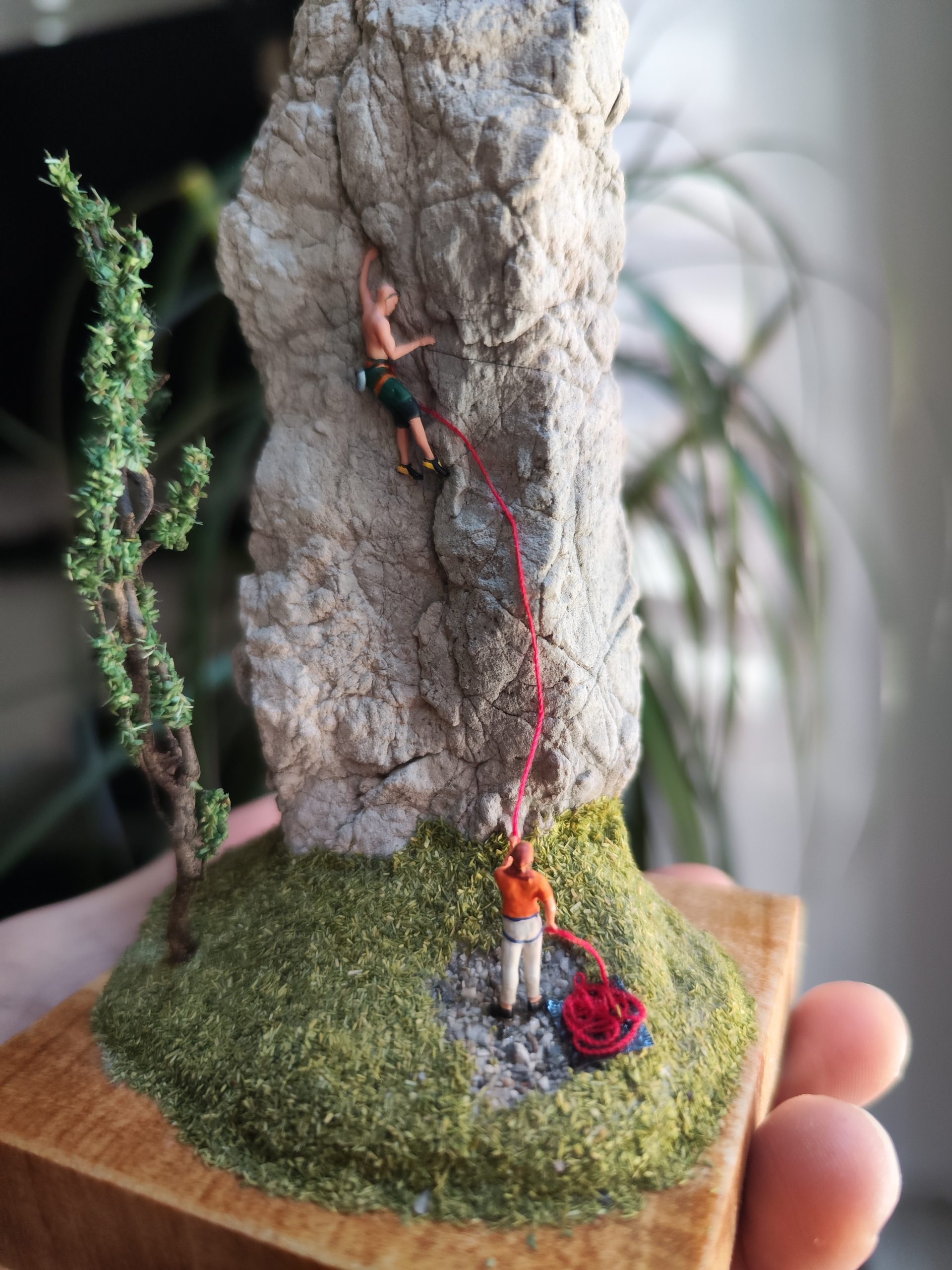 Handmade climbing sculpture