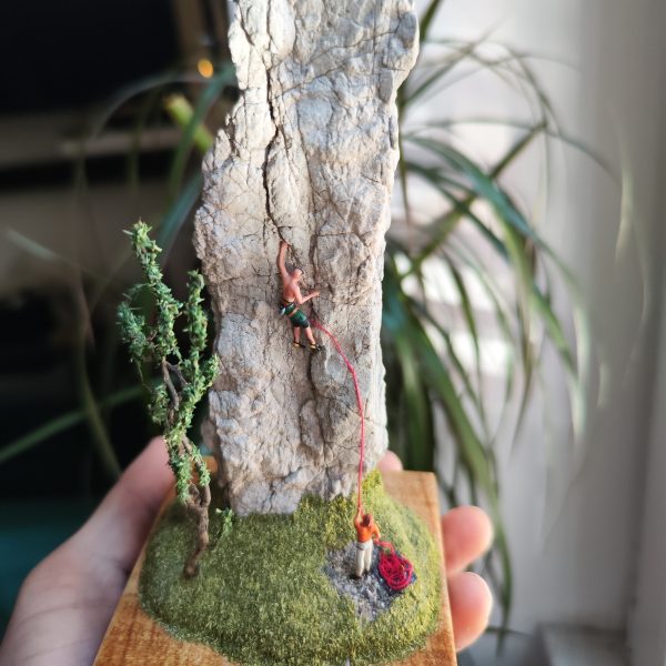 Handmade climbing sculpture