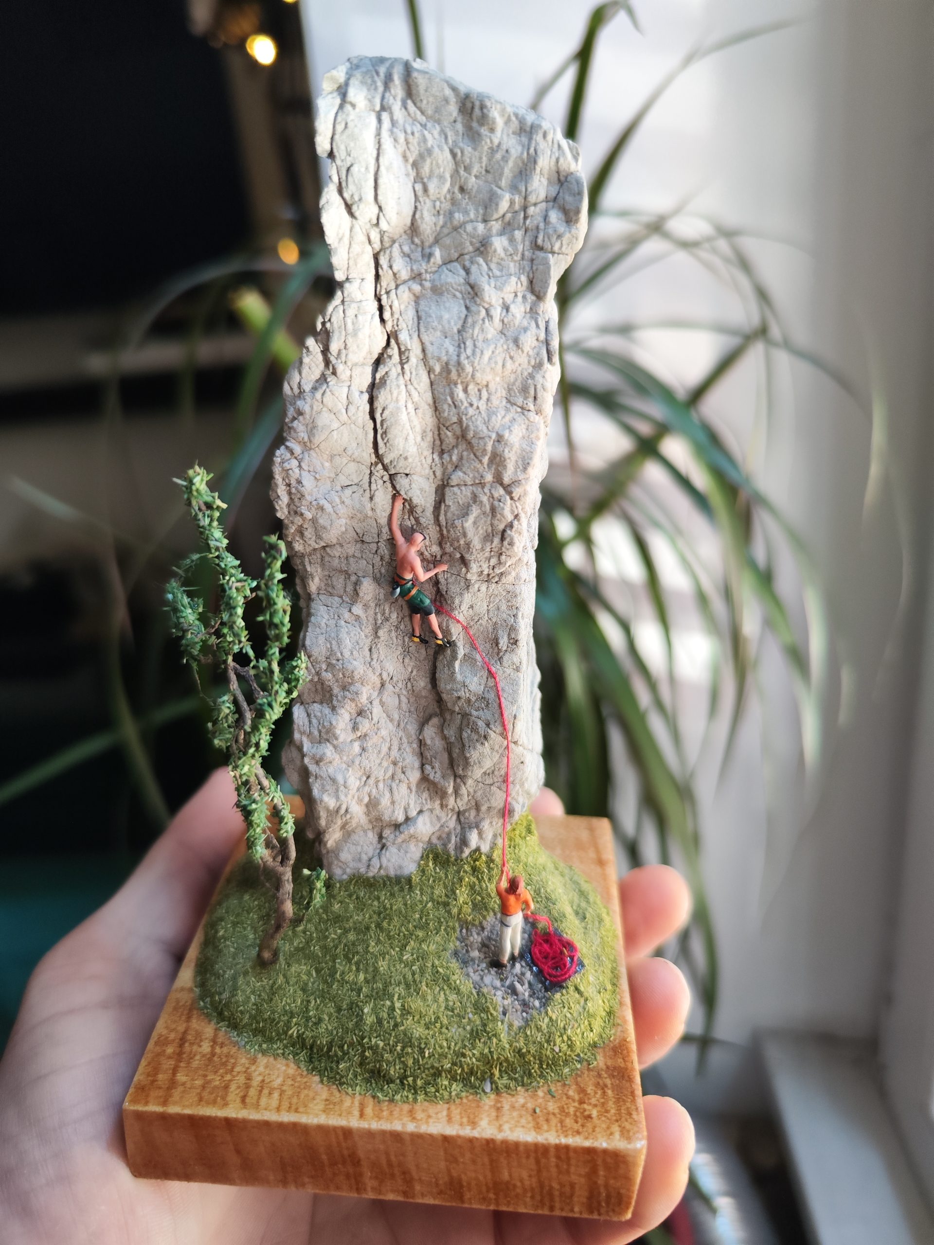 Handmade climbing sculpture