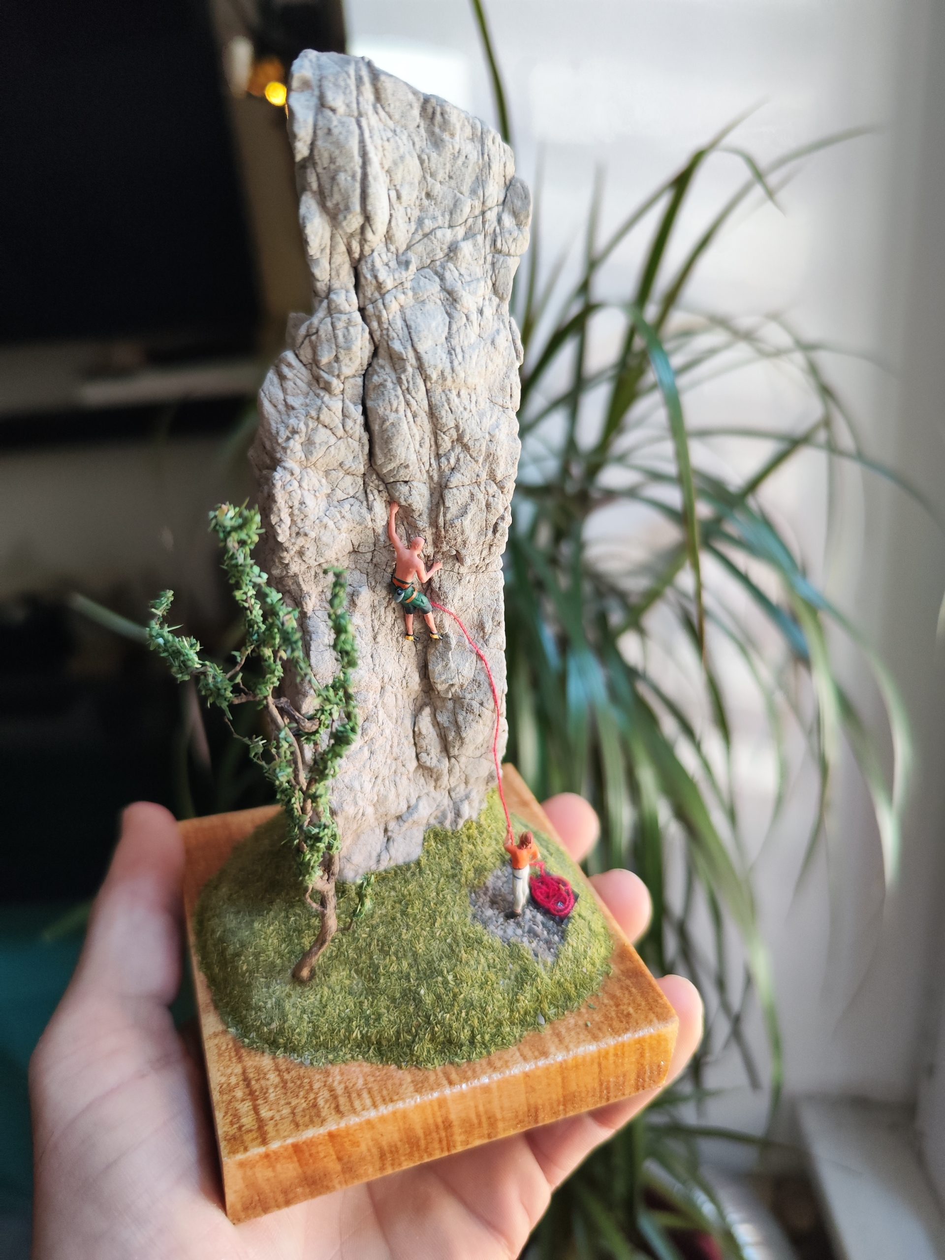 Handmade climbing sculpture