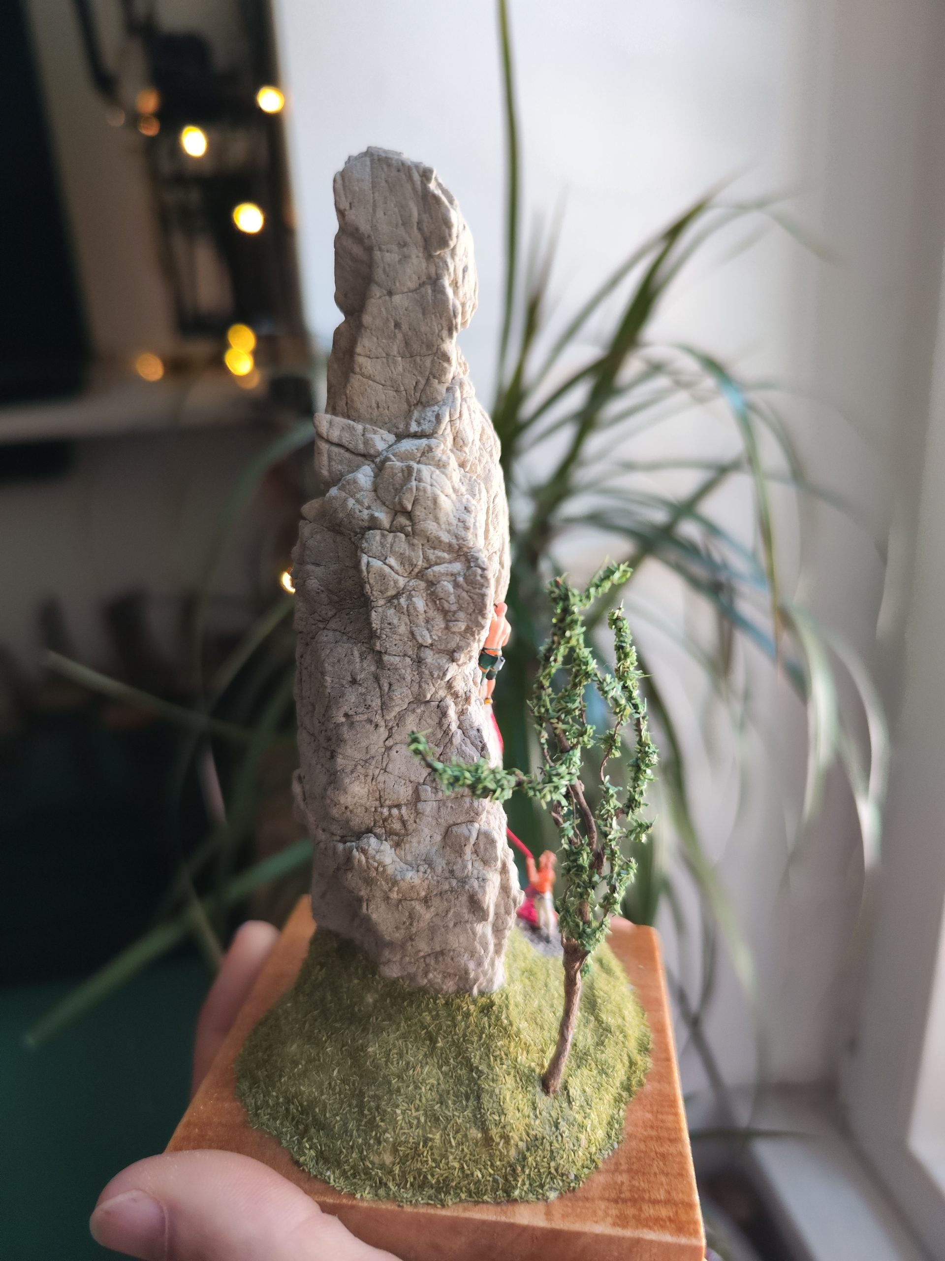 Handmade climbing sculpture