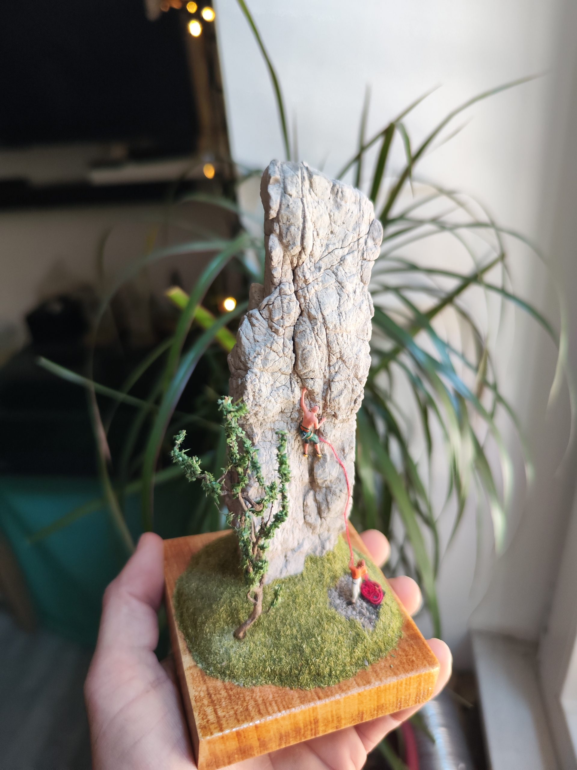 Handmade climbing sculpture