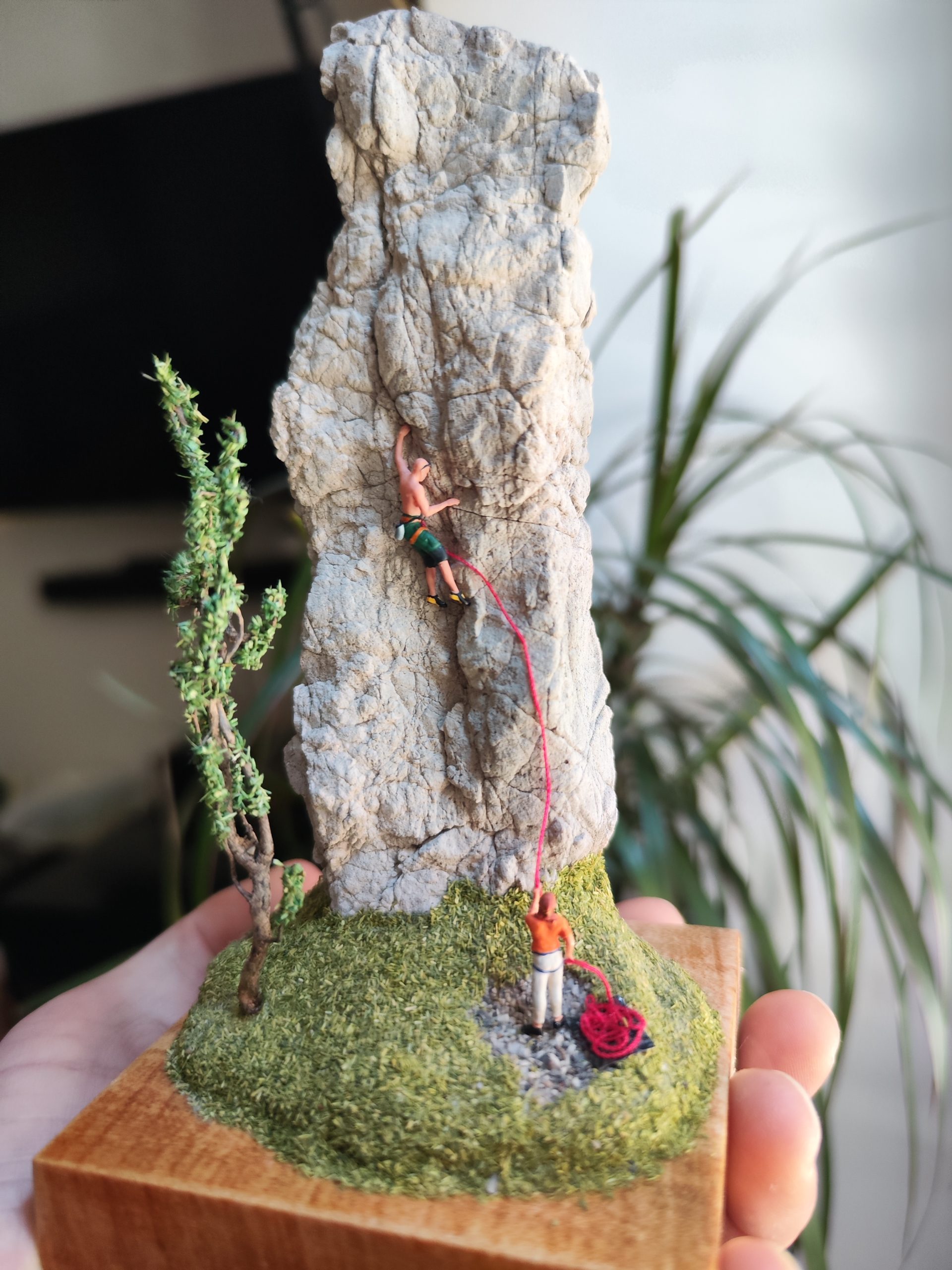 Handmade climbing sculpture