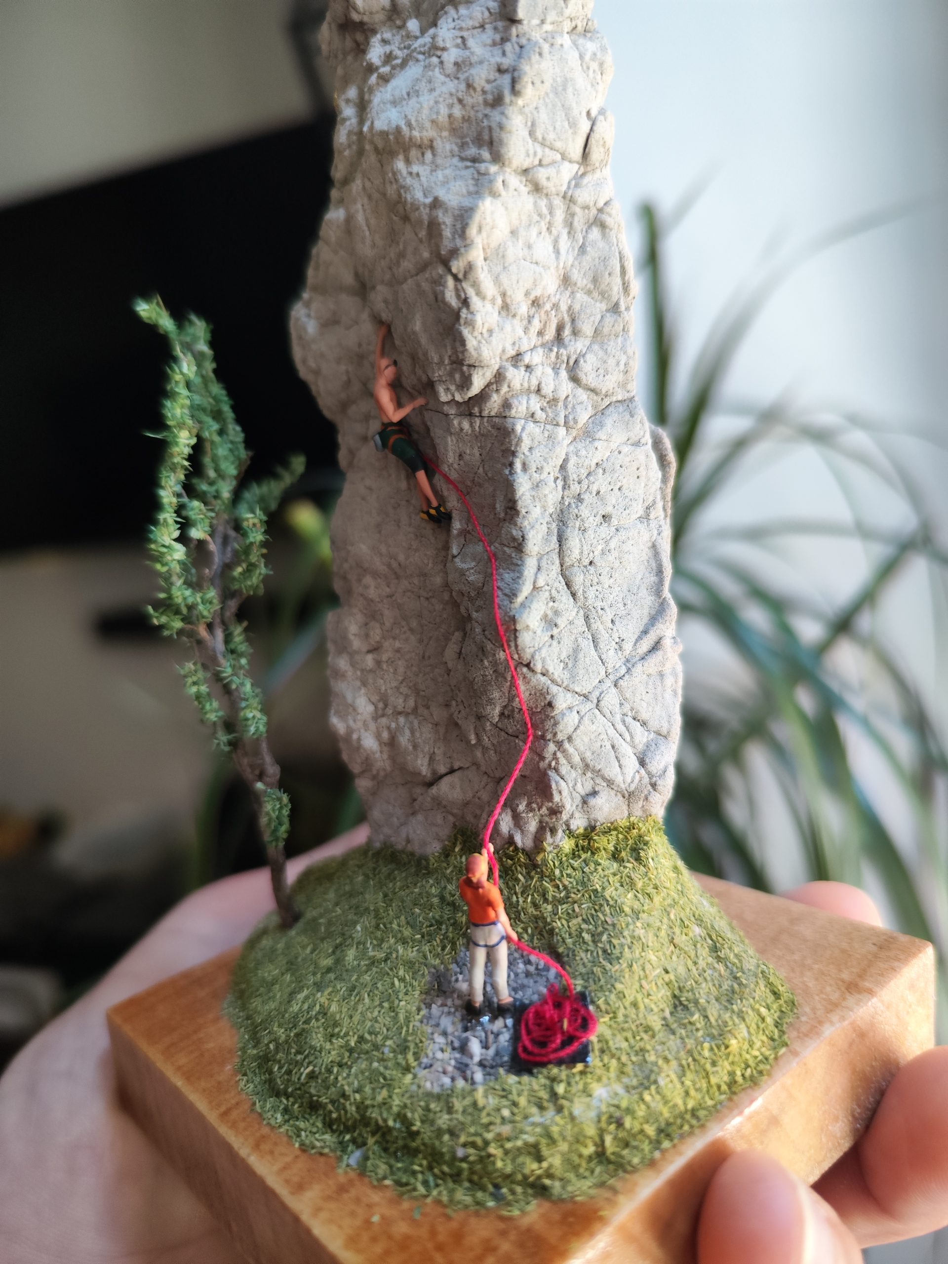 Handmade climbing sculpture