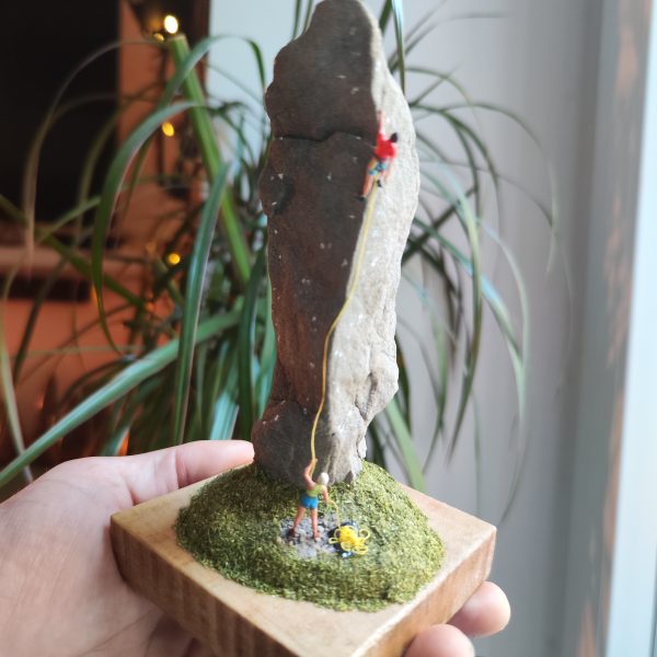 Handmade climbing sculpture