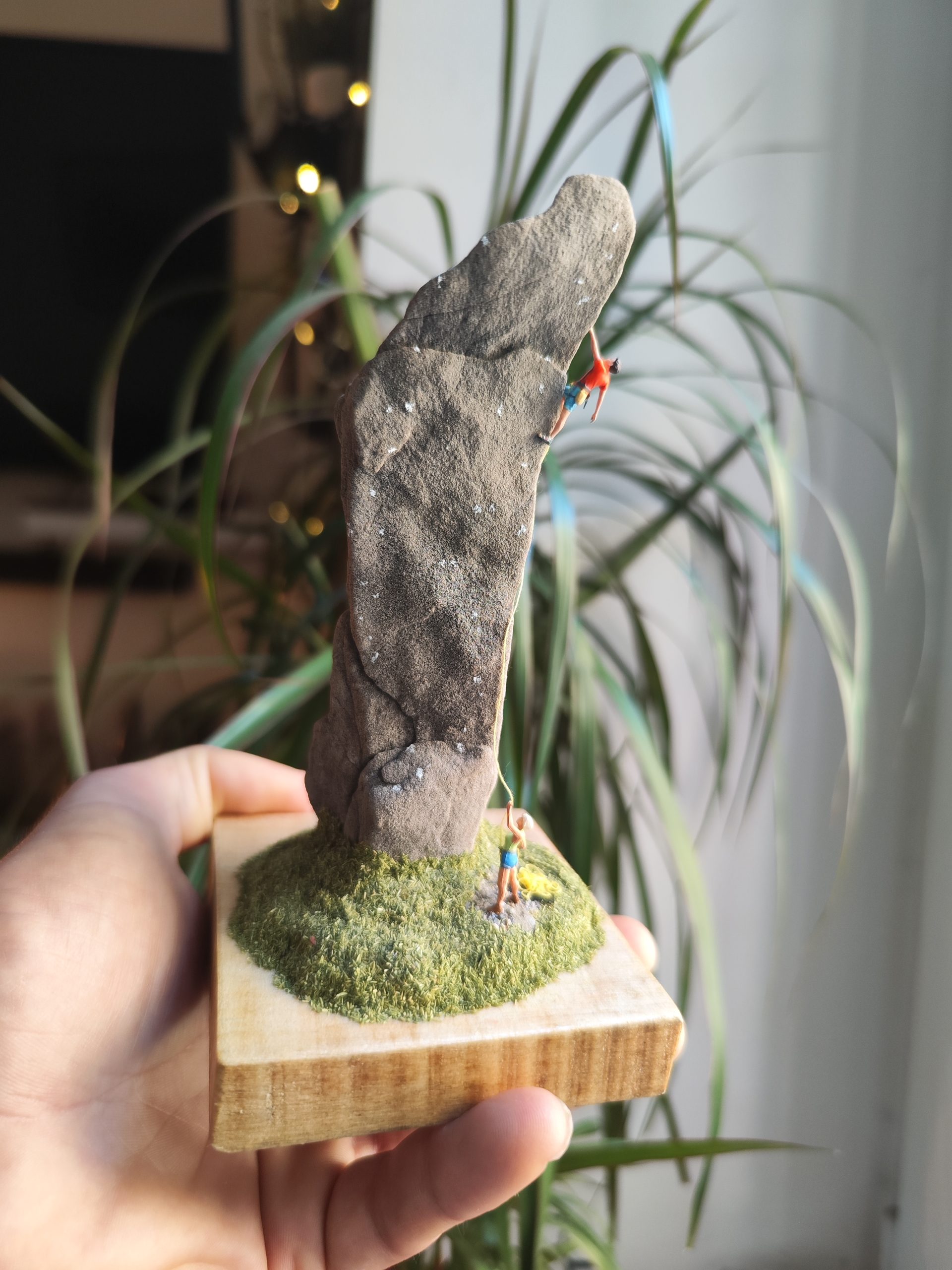 Handmade climbing sculpture