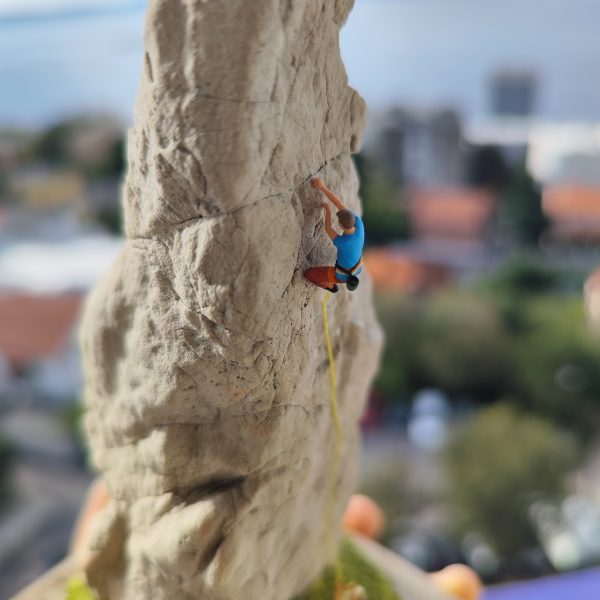 Handmade climbing sculpture